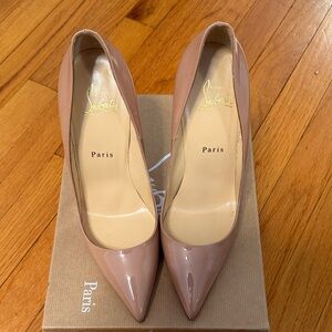 Christian Louboutin Nude Patent Heels